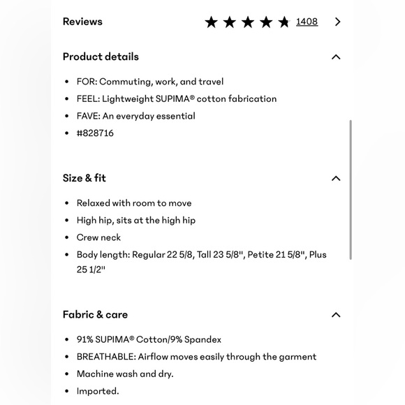 Athleta Essential Top Long Sleeve T Shirt Pyrite Taupe Tan XS - Picture 8 of 8